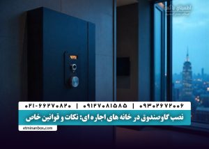 نصب گاوصندوق در خانه‌ های اجاره‌ ای: نکات و قوانین خاص
