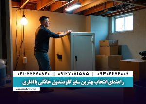 راهنمای انتخاب بهترین سایز گاوصندوق خانگی یا اداری
