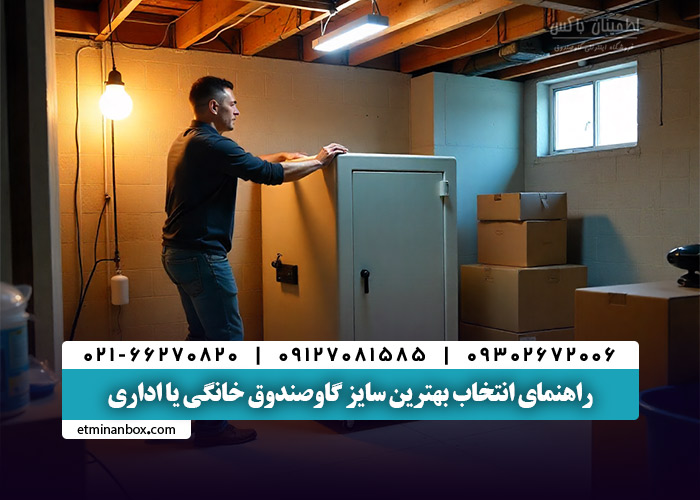 راهنمای انتخاب بهترین سایز گاوصندوق خانگی یا اداری